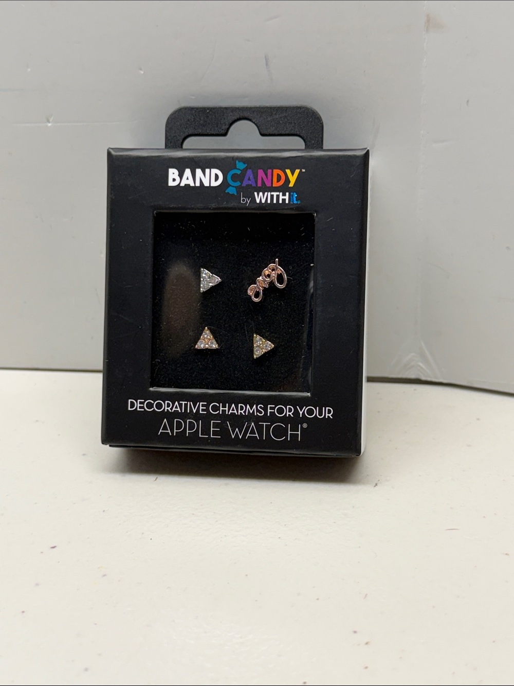 BandCandy Rose Gold and Silver Triangle Charms for Apple Watch
